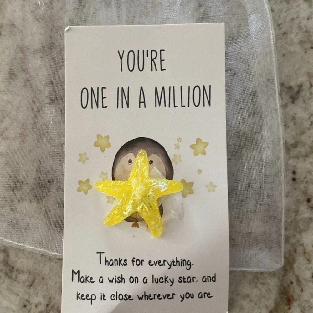 Starfish Figurine with Insprational Card